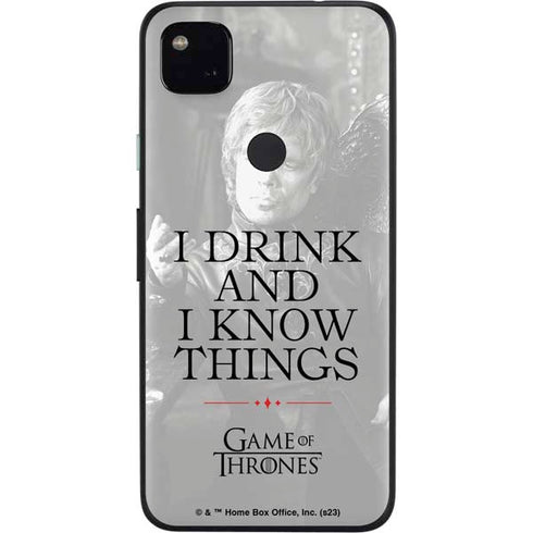 Game of Thrones: Tyrion Lannister Quote Google Pixel 4a Skin